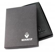 Бумажник водителя Renault (Рено) Натуральная кожа.Черный