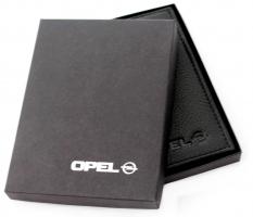 Бумажник водителя Opel (Опель) Натуральная кожа.Черный