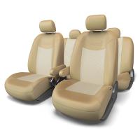  Авточехлы на сидения GRAND (бежевый) эко-кожа