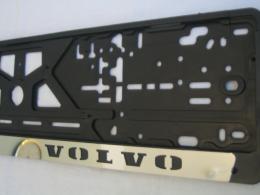 Комплект пластиковых рамок с вставкой из нержавеющей стали Volvo