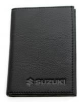 Бумажник Suzuki (Сузуки) Натуральная кожа.Черный