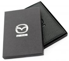 Бумажник Mazda (Мазда) Натуральная кожа.Черный