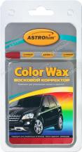 Восковой корректор Astrohim color wax металлик темно-красный 