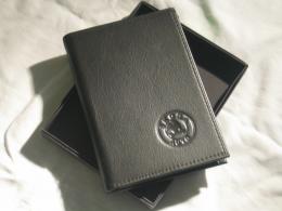 Бумажник Skoda (Шкода) Натуральная кожа.Черный