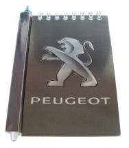 Автомобильный блокнот с магнитом Peugeout