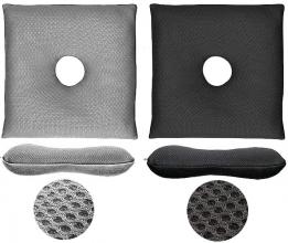 Подушка на сиденье ортопедическая, черная