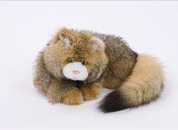 Кот из меха лисы фуэгино