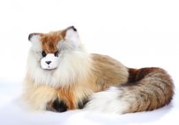 Кот из меха рыжей лисы
