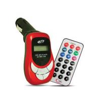 USB MP3 плеер + FM трансмиттер в автомобиль с дисплеем и пультом ДУ(черный) AVS F506