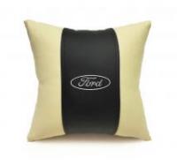 Автомобильная подушка из эко-кожи FORD