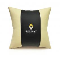 Автомобильная подушка из эко-кожи RENAULT