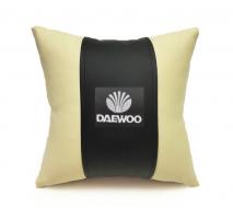 Автомобильная подушка из эко-кожи DAEWOO
