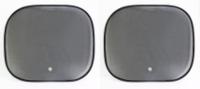 Штора солнцезащитная   на присосках, для боковых стекол, черная, 44х32см, (2шт)