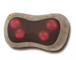 Массажная подушка 3D массаж с инфракрасным прогревом Shiatsu 12В/220В (для шеи, поясницы, спины, ног) Германия