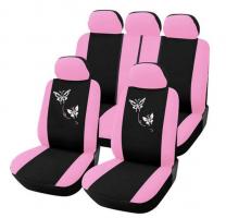 Универсальные чехлы для автомобильных сидений «AUTO-GIFT» Розовая бабочка