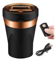Автомобильная пепельница на солнечной батарее+USB зажигалка «AUTO-GIFT» Business Class