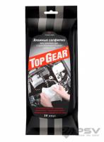Влажные салфетки для очистки рук с гипоаалергенным эффектом,Top Gear 30шт.